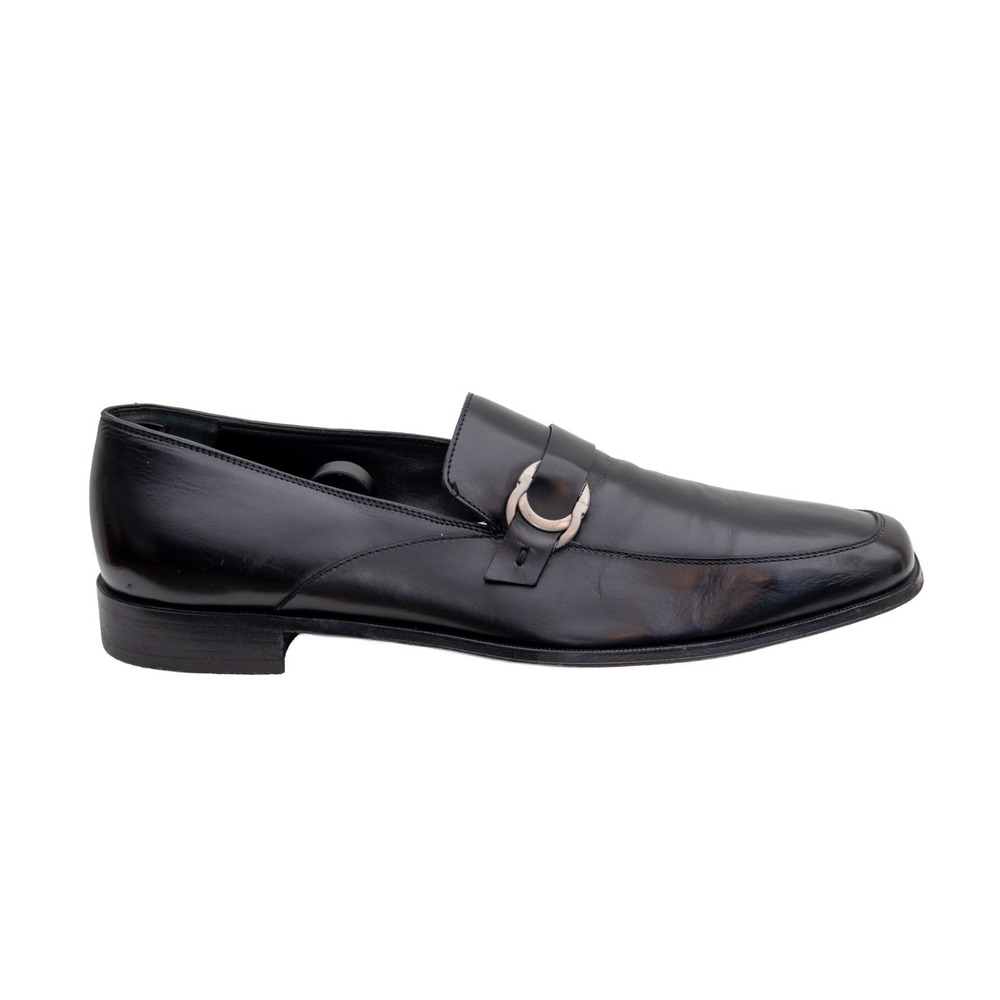 Vintage Salvatore Ferragamo Studio Black Horsebit Loafers Dress Shoes US 11 D - Picture 5 of 16